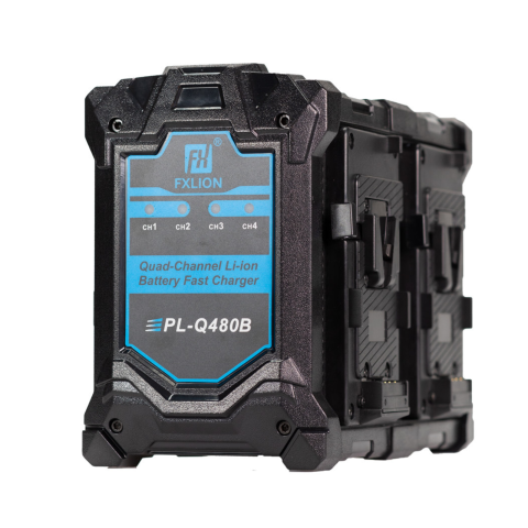 FXLION PL-Q480B 4-ch V-lock fast charger